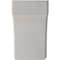 Ekena Millwork 3 1/2"W x 4"D x 6"H Clarksville Wood Vintage Decor Bracket, Chalk Dust White BKTWD04X04X06CVWH - alternate 2